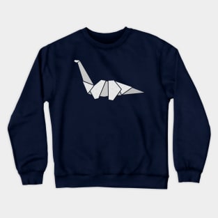 Origami diplodocus Crewneck Sweatshirt